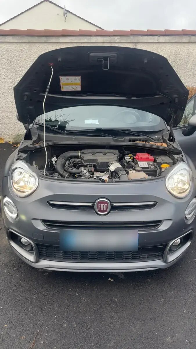 Fiat avant intervention sur l’éclairage